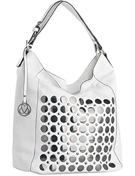 COOL CODE Handtasche mit runden Nieten - Damen Frauen Bag