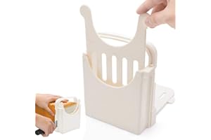 LIUMMRCY Bread Slicer, Foldable Bread Toast Loaf Cutter Machine for Homemade Sandwich Bread Bagel,Adjustable Handed Tools Gadgets,Foldable Toast Slicing Machine for Homemade Sandwich Cakes Tools