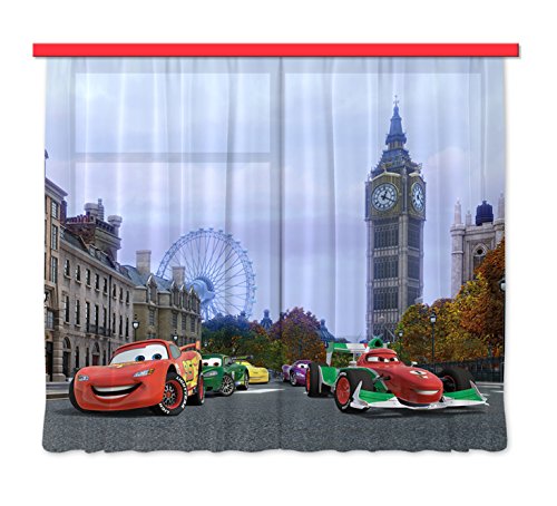 Gardine/Vorhang FCS xl 4312, Kinderzimmer Disney Cars - 3