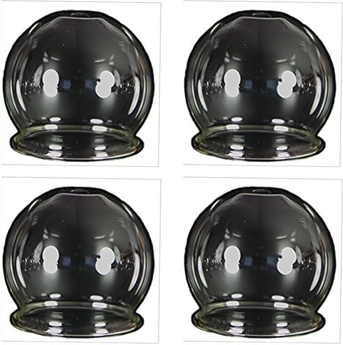 Fire Cupping Glass Ball 60 mm Mouth-Blown Handmade Original Lauscha Glass Set of 4