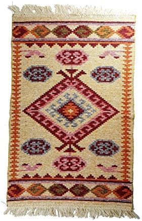 TURKISH MOROCCAN KILIM DESIGN REVERSABLE WASHABLE RECTANGULAR RUGS - R100114