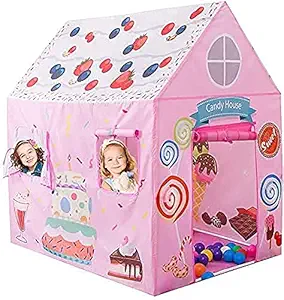 ARHA IINTERNATIONAL Jumbo Size Extremely Light Weight , Water Proof Snow Queen Kids Play Tent House for 3-10 Year Old Girls and Boys