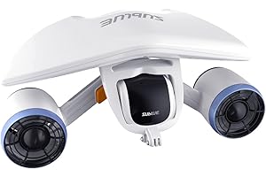 sublue WhiteShark Mix - Patinete subacuático con Motores duales, Compatible con cámara de acción, Deportes acuáticos, Buceo para niños y Adultos