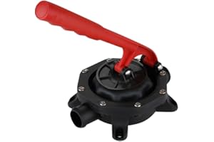 EBILUN Manual Bilge Pump, 720GPH Manual Diaphragm Boat Marine Hand Bilge Plastic Water Self-Priming Pump (Black)