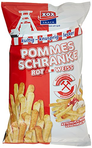Preisvergleich Produktbild XOX Pommes Schranke, 10er Pack (10 x 125 g)