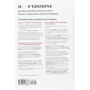 Il vocabolario della lingua latina. Latino-italiano, italiano-latino. Con CD-ROM