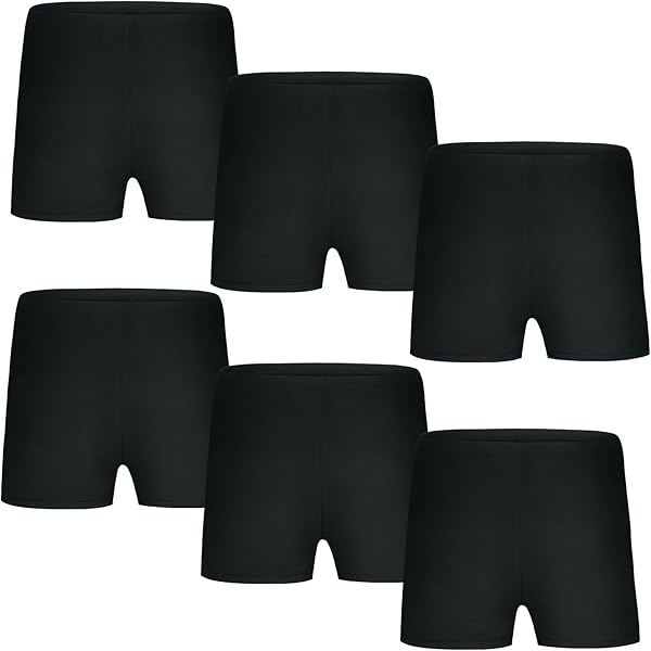3er-Pack Mädchen-Sportshorts Aus Baumwolle - Bequeme Radlerhosen Für Sommer & Gym