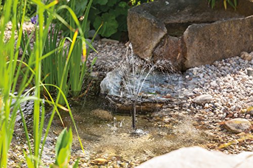 Solar Teichpumpe 2 Watt Solarmodul 175 l/h Förderleistung 70 cm Förderhöhe Komplettset Gartenteich, 101010 - 6