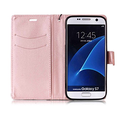 Samsung Galaxy S6 Hülle,Samsung Galaxy S6 Hülle Flip Case,Samsung Galaxy S6 Case Schwarz,Samsung Galaxy S6 Cover,EMAXELERS Galaxy S6 Hülle PU Leder Wallet Brieftasche Schutzhülle Etui für Samsung Galaxy S6,Galaxy S6 Hülle Cute Dreieck Muster PU Ledercase Flip Tasche Case Cover Ledertasche Schutzhülle Handyhülle mit Ständer und Karte Halter Case Hülle Etui Cover für Samsung Galaxy S6,Pink Triangle and Black - 4