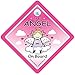 Little Angel On Board Car Sign, Baby On Board Sign, Baby Car Safety Sign, Decal, Bumper Sticker
