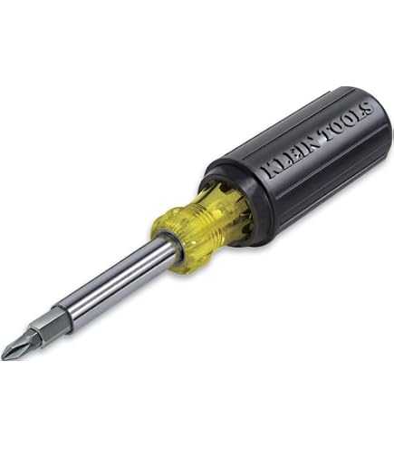 Greenlee 0453-17C Screw-Holding Phillips Screwdriver #1 – 8.5" Round, Black Oxide Tip