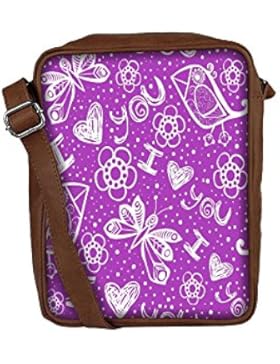 Snoogg , Damen Umhängetasche mehrfarbig multi