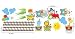 cute animals circus train wall stickers nursery wall art decorative mural baby bedroom children playroom wall decal removable PEEL & STICK