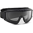 xaegistac Airsoft Goggles Tactical Safety Goggles Anti Fog Glasses Hunting Cycling