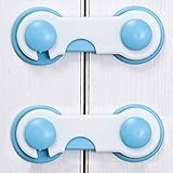 PIXNOR 10ST Schublade Kühlschrank Schrank Safety Lock Türverriegelung für Kids Kinder Baby (blau) - 7