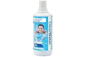 Clearwater Scale and Stain Controller Treatment for Filter Pumps, Hot Tubs, Spas and Pools, 1 Litre, White