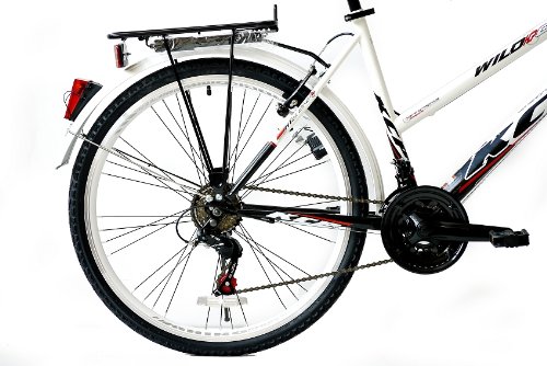 26″ KCP CITYBIKE TREKKINGRAD DAMENFAHRRAD WILD CAT schwarz weiss – 66 cm (26 Zoll) - 3
