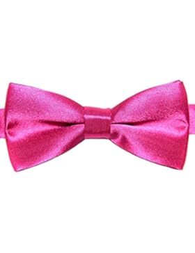 KINDERFLIEGE PINK ROSA SATIN SEIDEN-OPTIK☆mit DOPPELFLÜGEL☆KINDER FLIEGE SCHLEIFE zum ANZUG SMOKING☆JUNGENFLIEGE...