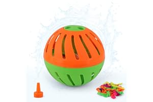 FCHMY Splash Balle, bombe à eau, jouet avec minuterie et 50 activités de ballon pour l'intérieur et l'extérieur, pour enfants, multicolore