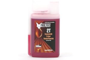 FUXTEC huile 2 temps 1 litre en flacon doseur auto mélangeable pour débroussailleuse par ex. – Made in Germany
