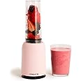 CREATE/MOI/Batidora de Vaso Rosa/Batidora personal para Smoothies y Batidos, Individual, Portátil, Cuchillas de Acero Inoxida