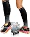 Price comparison product image Physix Gear Sport Compression Calf Sleeves for Men & Women 20-30mmhg - Best Footless Compression Socks for Shin Splints, Running, Leg Pain, Nurses & Pregnancy -Increase Circulation - BLK/GRY S/M - M/L