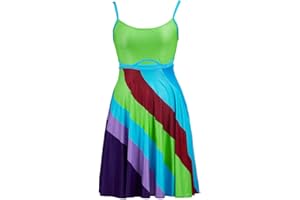 MelangCos 13 Going On 30 Cosplay Costume Jenna Dress Cute Retro Strap Dress