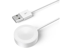 Aen Art Watch Ladekabel, [MFi-Zertifizierung] Drahtlos Magnetisch Ladegerät für iWatch,Uhr Kabel USB Tragbare Ladestation Kompatibel mit Apple Watch Serie 1/2/3/4/5/6/7/8/Ultra/SE(38mm,40mm,42mm,45mm)