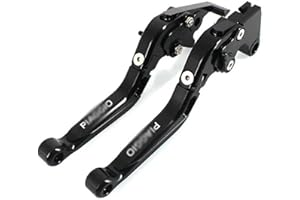 INLIMA Leve per Freno e Frizione per Piaggio Fly 50 125 150 4T Nrg Power DD DT Liberty 125 Accessori Moto CNC Pieghevoli Allungabili Leve Freno Frizione (Color : 6)