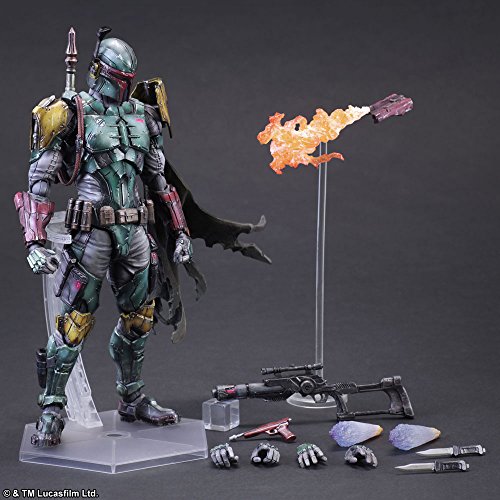 Square Enix STAR WARS VARIANT PLAY ARTS Kai Boba Fett PVC painted action figure