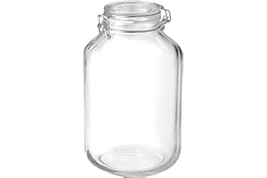 COSECHA PRIVADA Bormioli Fido Vaso, Vetro, Trasparente,4 litri