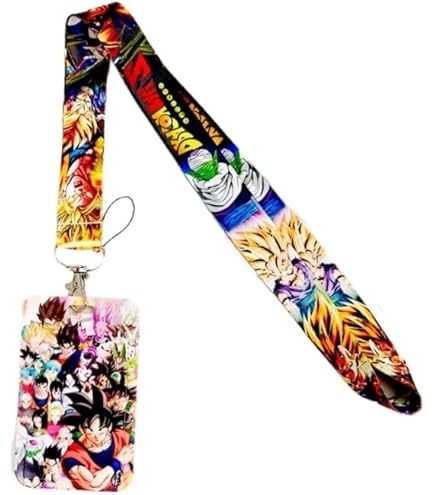 2 Pièces Lanyard Porte Badge Porte Cartes Anime Ghost Slayer | Pour