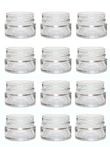 20 Sturzgläser 70 ml DEEP Deckel Honig Kaviar Marmeladengläser Obstgläser Einmachgläser Einweckgläser To 58 silberner Deckel incl. Vitrea - 3