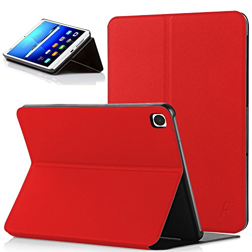 Forefront Cases® Huawei MediaPad M3 8.4 Leder Hülle Schutzhülle Tasche Smart Case Cover Stand - Rundum-Geräteschutz und intelligente Auto Schlaf / Wach Funktion
