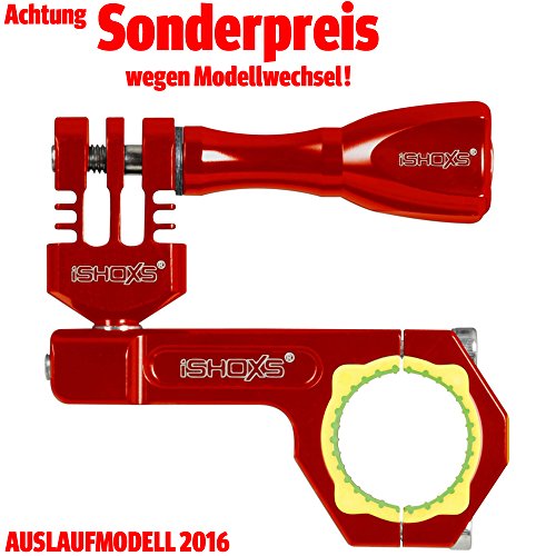 iSHOXS Bullbar Roll Bar Mount 19-23mm, GoPro kompatibel - rot