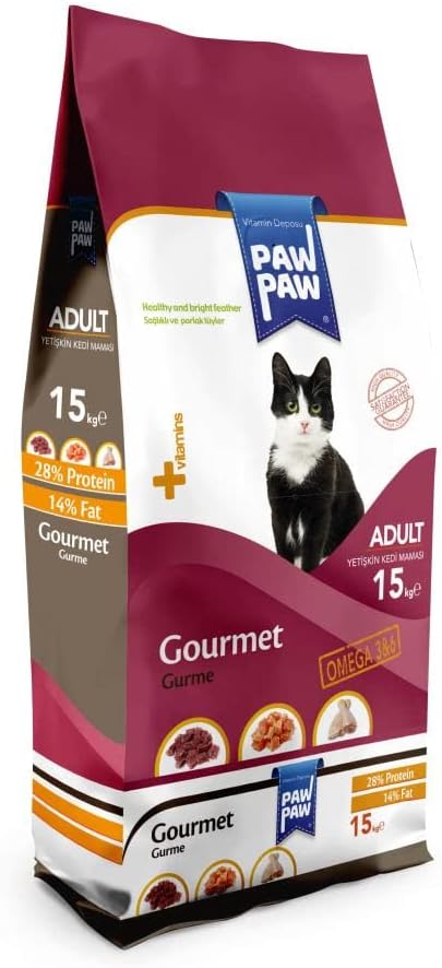 Pawpaw Gurme Yetişkin Kuru Kedi Maması 15 Kg