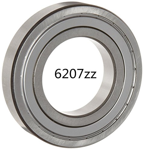 Preisvergleich Produktbild 304 Edelstahl Abgeschirmte Industrie Rillenkugellager Radial Kugellager (6207zz)