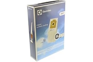 Electrolux ES17 Kit 5 Sacchetti + 1 Filtro Motore – Ricambio Originale Serie Energica ZS200 ZS201 ZS202 – Sacco Sintetico Alta Filtrazione, Compatibile Aspirapolvere