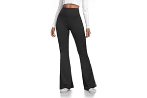 Merlvida Leggins Mujer Push Up Pantalones Acampanados Cintura Alta Leggings Deportivos Bootcut Ropa Deportiva con Control de Abdomen Mallas Flare para Yoga Gym Fitness