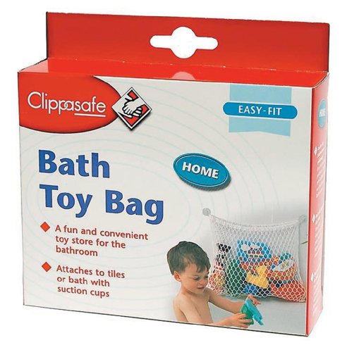 Clippasafe Bath Toy Bag - White