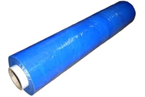 REALPACK STRONG ROLLS BLUE PALLET STRETCH SHRINK WRAP CAST PARCEL PACKING CLING FILM - 400mmX300m (2)