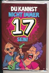 Depesche Musik 3 D-Karte Du kannst nicht immer 17 sein: Amazon.de
