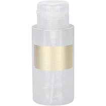 ST4U 200ml Pumpspender Aus Metall - One-Touch Flüssigkeitsspender Für Nagellackentferner, Alkohol & Co.