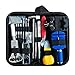 Produktbild Forepin Uhrenwerkzeug Set 147tlg Uhrmacherwerkzeug Uhr Werkzeug Tasche Reparatur Watch Tools Gehäuseöffner mit Tragetasche
