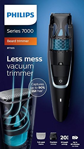 Philips Series 7000 Vakuum Bartschneider BT7205/15, schwarz - 6