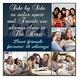 Arohi Art World, Personalized Photo Frame for Best Friends, Valentine Day Gift (Size: 12x12 inch, Without Frame)