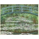 Die japanische Brücke von Monet (Leinwand)