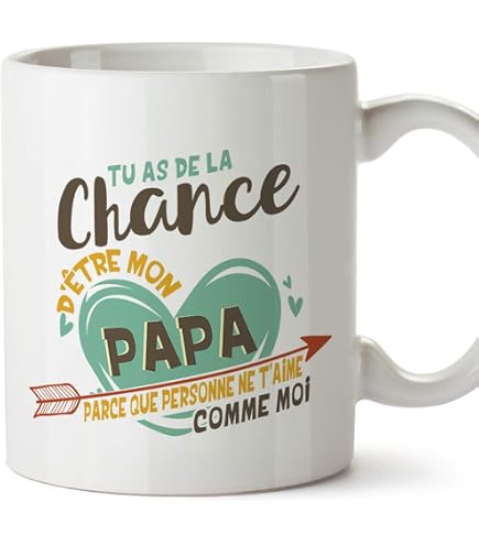 Cadeau papa | Idée cadeau de mug prénom meilleur papa