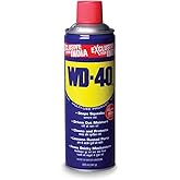 WD-40 Multipurpose Spray, Rust Remover, Cleans Bike Chains, Hinge Lubricant, Loosens Jammed Parts, Degreaser, and Cleaning Agent, 420ml (341g)