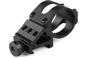 WESLITE 1 "25,4mm Anello Offset Laterale 45 ° Picatinny Rail Mount per Torcia Portata della Torcia Picatinny Rail Offset 20mm Supporti Rail per Scopes Torce